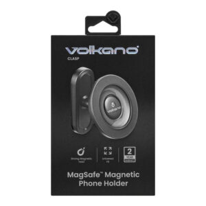 Volkano Clasp Series Magnetic Phone Holder Black VK-5305-BK