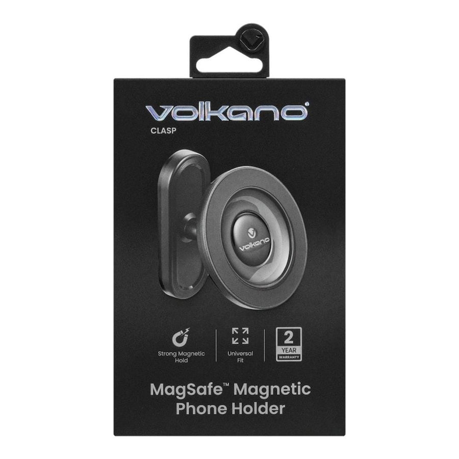Volkano Clasp Series Magnetic Phone Holder Black VK-5305-BK