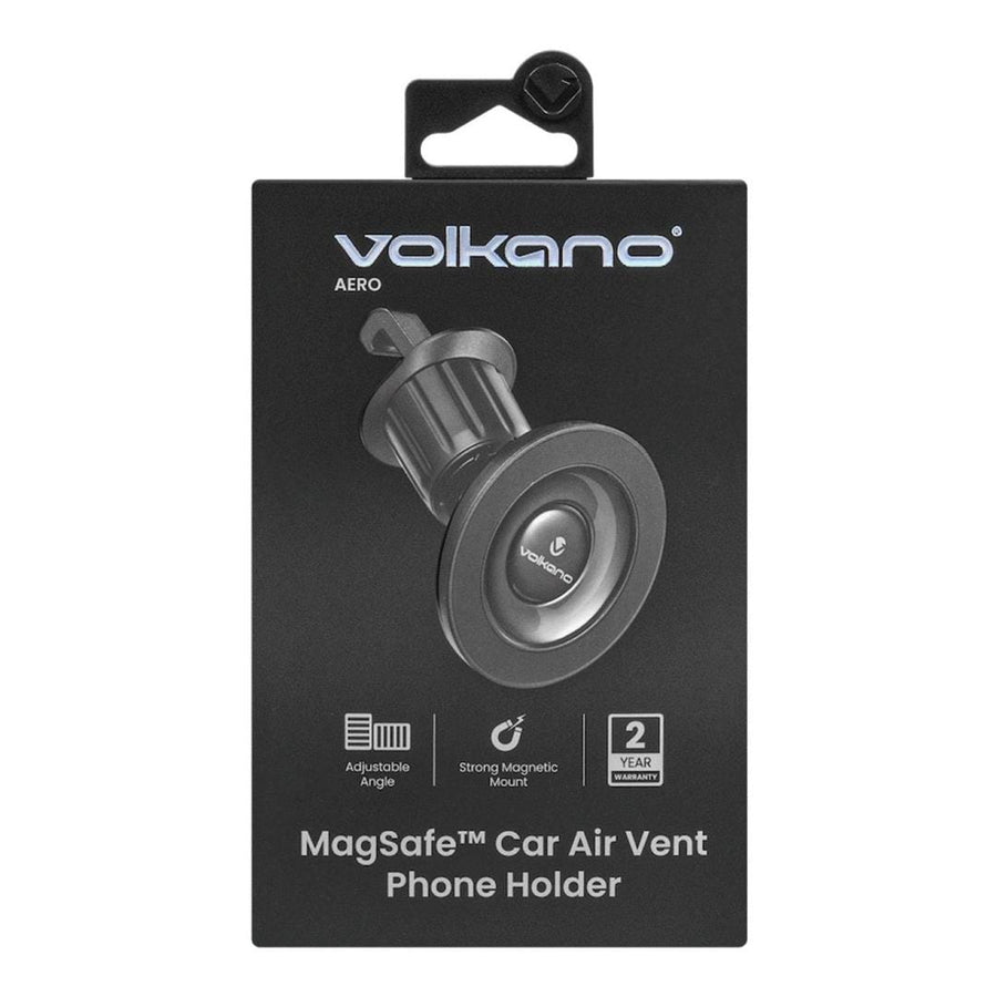 Volkano Aero Series MagSafe Air Vent Car Phone Holder Black VK-5307-BK