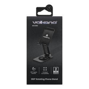 Volkano Ascend Series 360 Degree Rotating Phone Stand Black VK-6400-BK