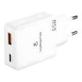 Volkano Potent Duo Series 65W Dual PD Compact Wall Charger VK-8055-WT(V2)