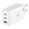 Volkano WattPro Series Triple Port 100W GanN Wall Charger White VK-8068-WT