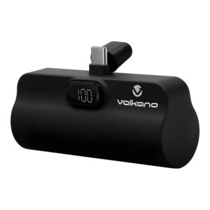 Volkano Relief Pro 5000mAh Power Bank Type-C Direct Plug-In Black VK-9027-BK(V2)
