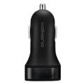Volkano On-the-Go 12W Dual USB Car Charger VK-PDQ205-BK