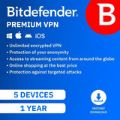 Bitdefender Premium VPN 5 Device 1-Year Subscription Download