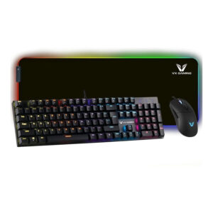 Volkano VX Gaming Helios Series 3-in-1 Gaming Combo VX-148-BK