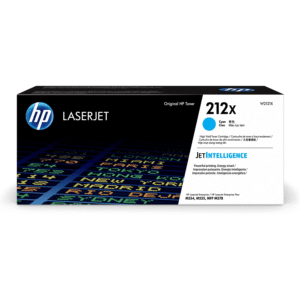 HP 212X Cyan Toner Cartridge 10,000 Pages W2121X Original Single – pack