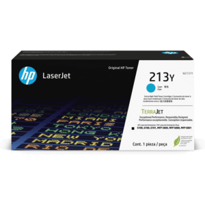 HP 213Y LaserJet Cyan Extra High Yield Toner Cartridge 12,000 Pages Original W2133Y Single-pack
