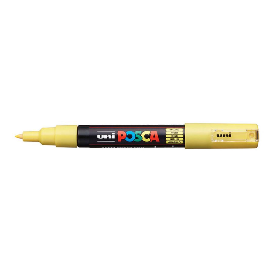 POSCA PC-1M Bullet Tip Fine 0.7mm Extra Water Based Paint Marker - Yellow 6-pack WBM-PC1M-YEL