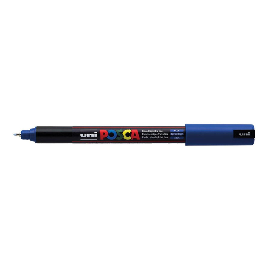 POSCA PC-1MR Metal Tip Fine 0.7mm Ultra Water Based Paint Marker - Blue 6-pack WBM-PC1MR-BLU