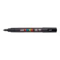 POSCA PC-3M Bullet Tip 0.9-1.3mm Water Based Paint Marker - Black 6-pack WBM-PC3M-BLK