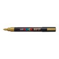 POSCA PC-3M Bullet Tip 0.9-1.3mm Water Based Paint Marker - Gold 6-pack WBM-PC3M-GLD