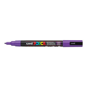 POSCA PC-3M Bullet Tip 0.9-1.3mm Water Based Paint Marker - Violet 6-pack WBM-PC3M-VIO