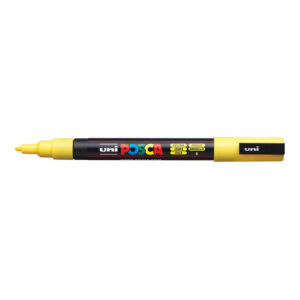 POSCA PC-3M Bullet Tip 0.9-1.3mm Water Based Paint Marker - Yellow 6-pack WBM-PC3M-YEL