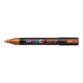 POSCA PC-5M Bullet Tip 1.8-2.5mm Medium Water Based Paint Marker - Bronze 6-pack WBM-PC5M-BRZ