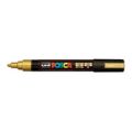 POSCA PC-5M Bullet Tip 1.8-2.5mm Medium Water Based Paint Marker - Gold 6-pack WBM-PC5M-GLD