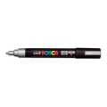 POSCA PC-5M Bullet Tip 1.8-2.5mm Medium Water Based Paint Marker - Silver 6-pack WBM-PC5M-SLV