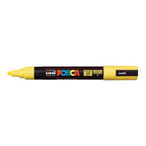 POSCA PC-5M Bullet Tip 1.8-2.5mm Medium Water Based Paint Marker - Yellow 6-pack WBM-PC5M-YEL