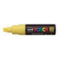 POSCA PC-8K Broad Chisel Tip 8.0mm Water Based Paint Marker - Yellow 6-pack WBM-PC8K-YEL