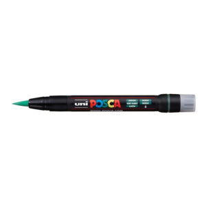 POSCA PCF-350 Brush Tip Water Based Marker - Green 5-pack WBM-PCF350-GRN