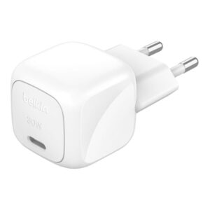 Belkin BoostCharge 30W USB-C Cube Wall Charger – White WCA008KQWH