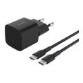 Belkin BoostCharge 25W Type-C Wall Charger with Type-C Cable 1m WCA012KQ1MBK-B6