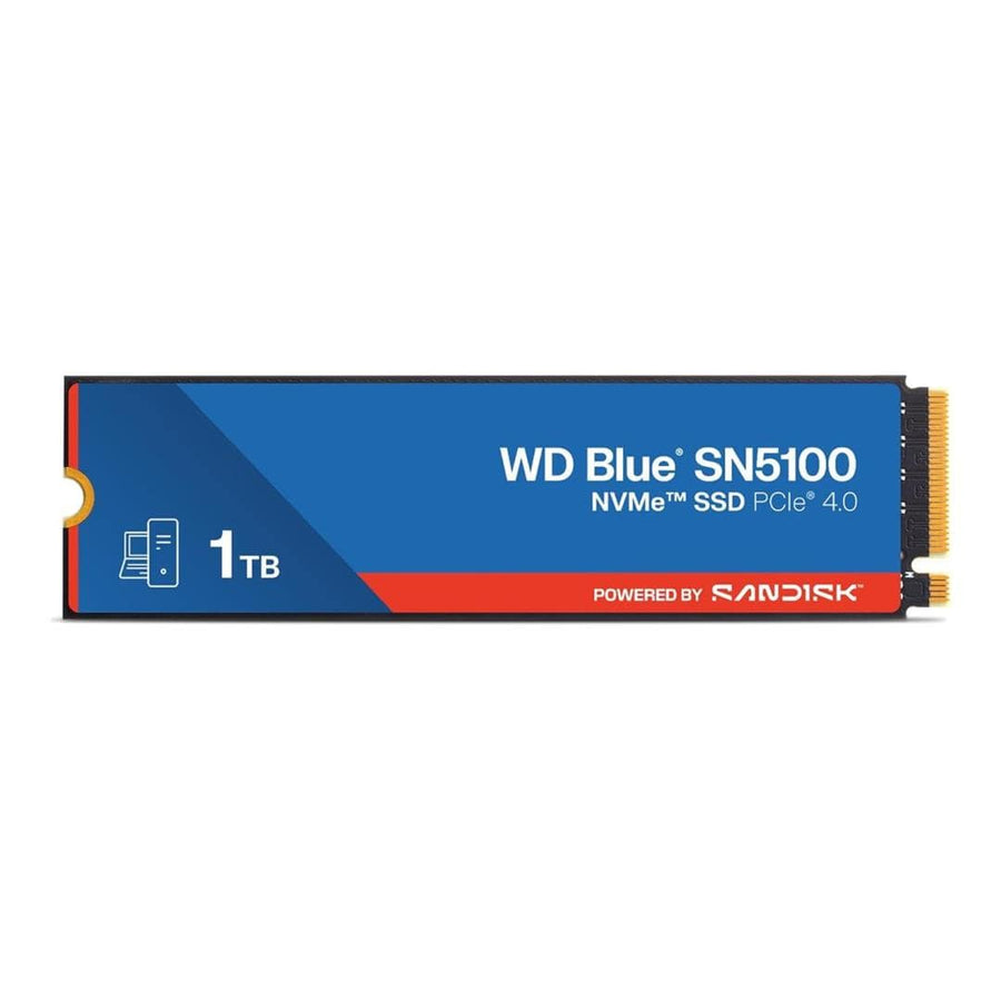 WD Blue SN5100 M.2 1TB PCIe 4.0 NVMe Internal SSD WDS100T5B0E
