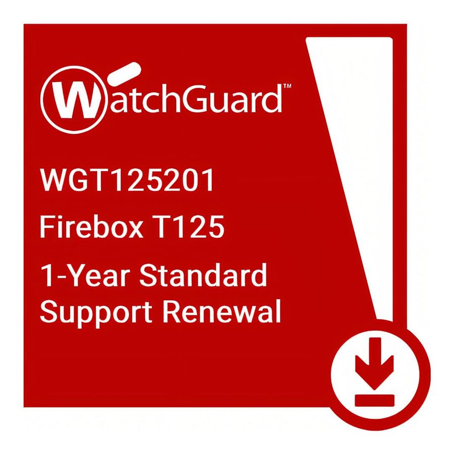 WatchGuard Firebox T125 1-year Standard Support Renewal