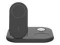 Belkin BoostCharge 15W Magnetic Foldable 3-in-1 Wireless Charging Station with Qi2 WIZ029VFBK