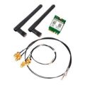 Shuttle Universal M.2 Adapter Card Combo Kit for Wi-Fi 5 and Bluetooth WLN-M
