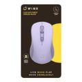 WINX CLICK Easy 1600DPI 2.4GHz Wireless Mouse Purple WX-KB111