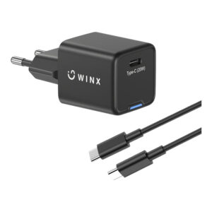 WINX 20W Power Essential Type-C GaN Wall Charger Black WX-WC103