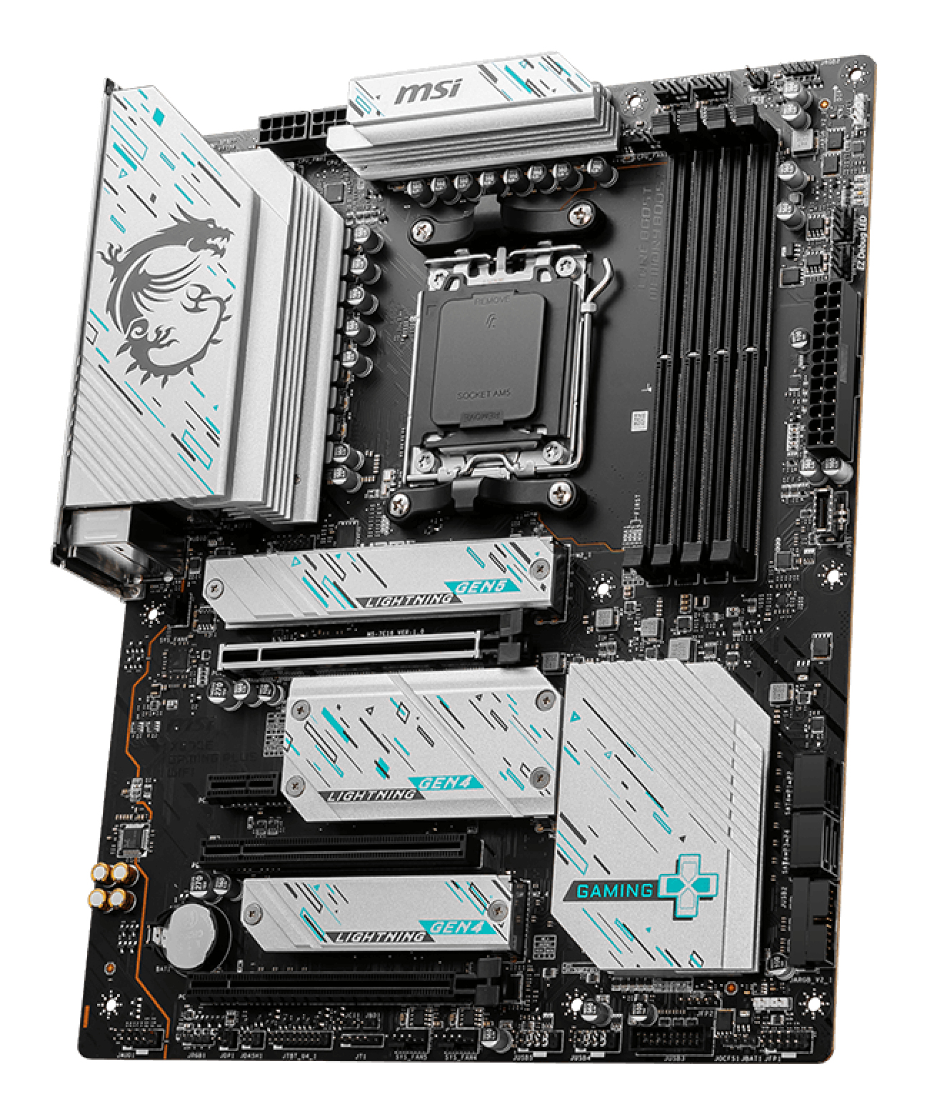 MSI X670E Gaming Plus Wi-Fi AMD Socket AM5 ATX Motherboard - Image 3