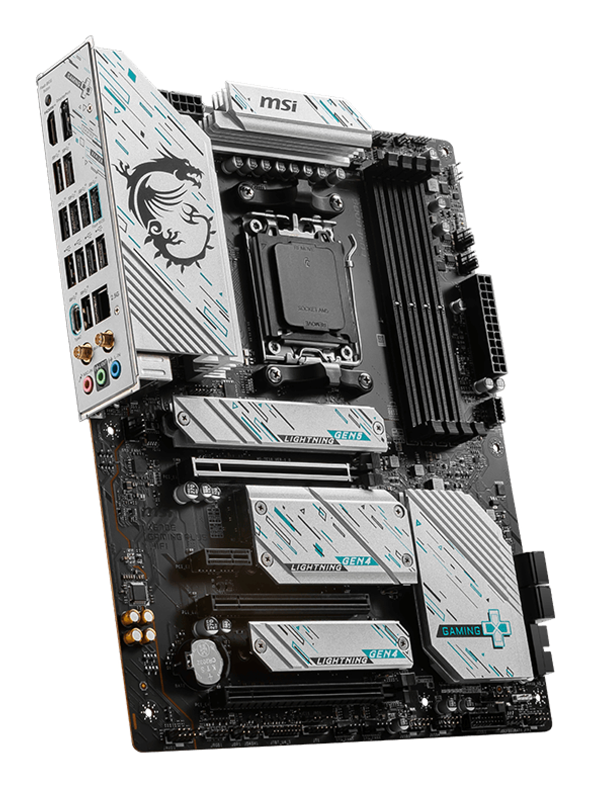 MSI X670E Gaming Plus Wi-Fi AMD Socket AM5 ATX Motherboard - Image 4