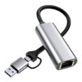 LinkQnet USB-A/C 3.0 Gigabit Ethernet Adapter XF-URJC2