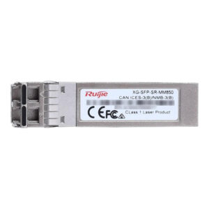 Ruijie Networks XG-SFP-SR-MM850 10GBASE-SR SFP+ 850-nm 300-m DOM Duplex LC MMF Optical Transceiver Module