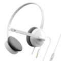Alcatroz XP-1 3.5mm Wired Headset with Microphone White XP1WHT