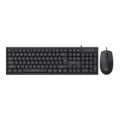 Alcatroz Xplorer C3600 Wired Keyboard and Mouse Combo Black XPLORERC3600