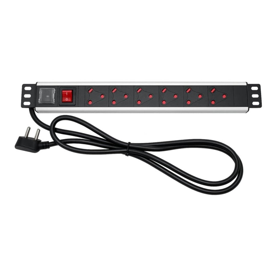 Zone Enclosures 6-Way Metal PDU ZPD-6WPD-B-NE
