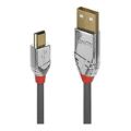 Lindy 2m USB 2.0 Type-A to Mini-B Cable Cromo Line 36632