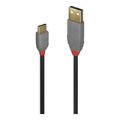 Lindy 0.5m USB 2.0 Type-A to USB-C Charging Cable Anthra Line 36885