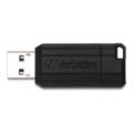 Verbatim PinStripe 8GB USB Flash Drive Black 49062
