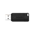 Verbatim PinStrip 64GB Black USB 2.0 Type-A USB Flash Drive 49065
