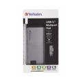 Verbatim USB-C 8-in-1 Multiport Hub 49142