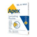Fellowes Apex Medium A4 250 Microns Laminating Clear Pouch 100-pack 6003501