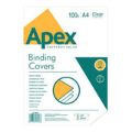 Fellowes Apex A4 180 Micron Clear PVC Binding Covers 100-pack 6500501