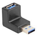 Delock Type-A Male to Female 270 Degree USB 3.0 Adapter 65340