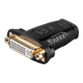 Goobay HDMI Female to Dual-Link DVI-I Female Adapter Black 68690