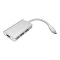 Adam Elements CASA HUB A01M 4-port USB-C HUB - Silver AAPADHUBA01MSL