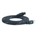 Adam Elements CASA MF200 Type-C Male to Male Flat Cable 2m Blue ACBADMF200BL